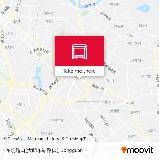 东坑路口(大朗车站路口) map