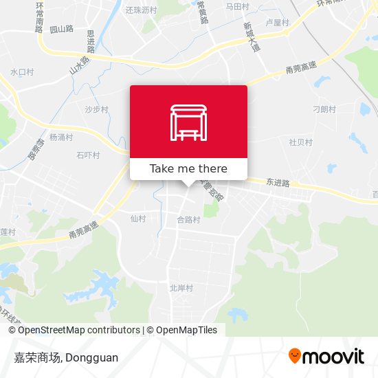 嘉荣商场 map