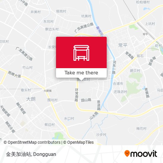 金美加油站 map