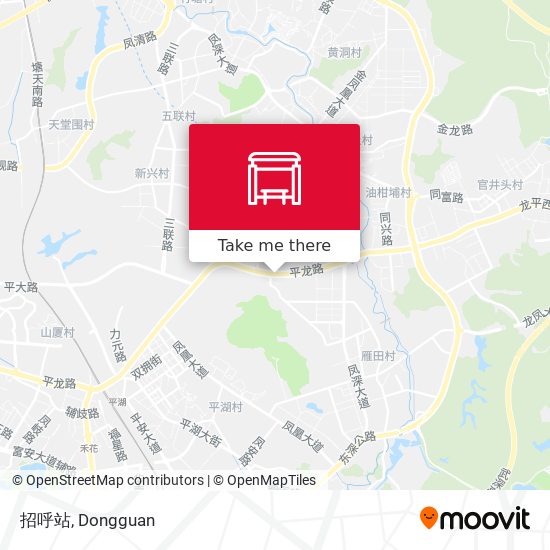 招呼站 map