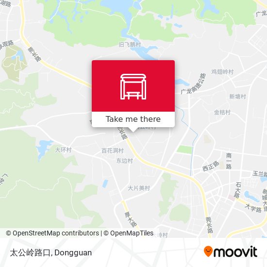 太公岭路口 map