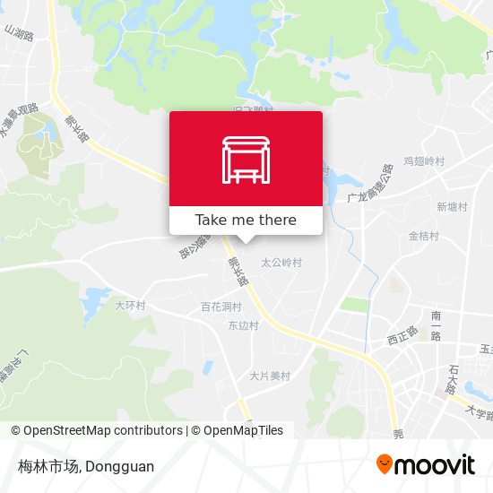 梅林市场 map