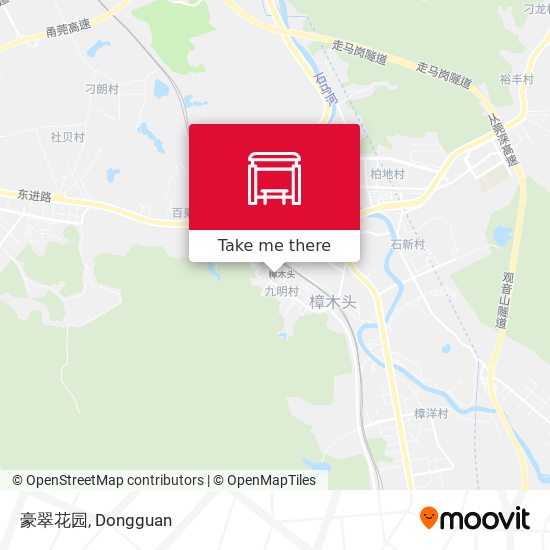 豪翠花园 map