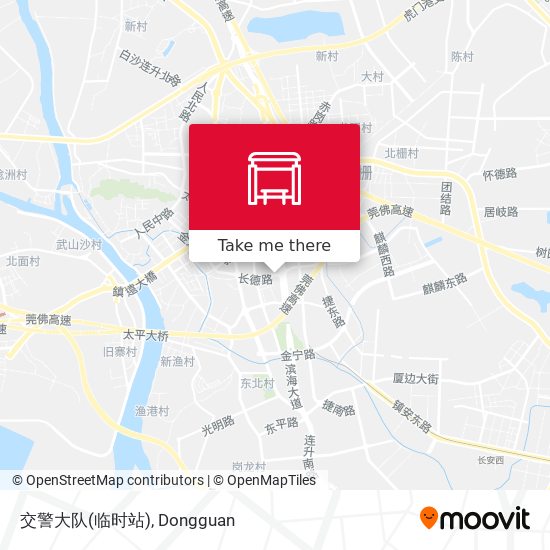 交警大队(临时站) map