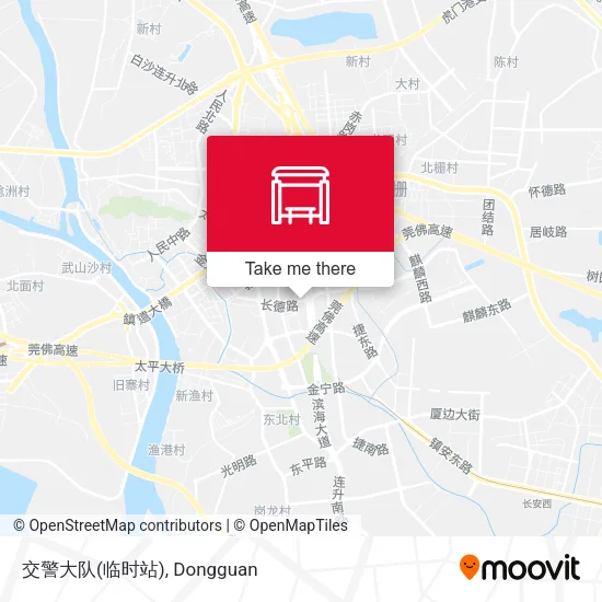 交警大队(临时站) map