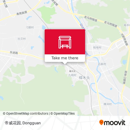 帝威花园 map