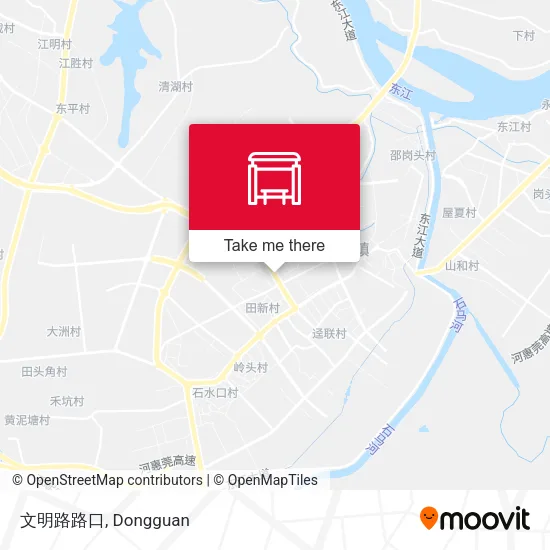 文明路路口 map