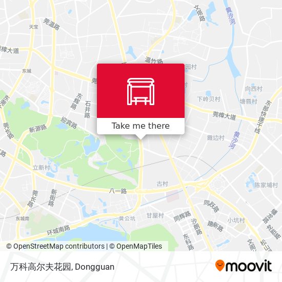 万科高尔夫花园 map