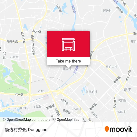 霞边村委会 map