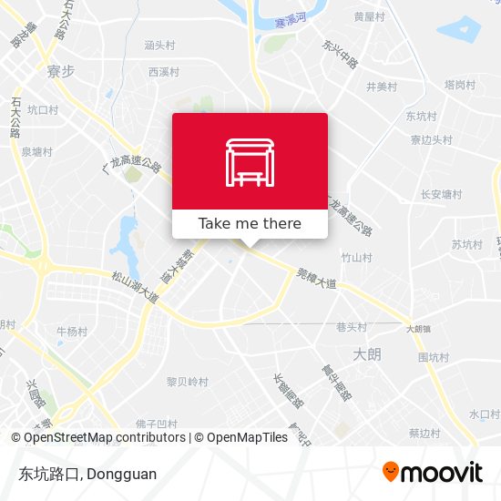 东坑路口 map