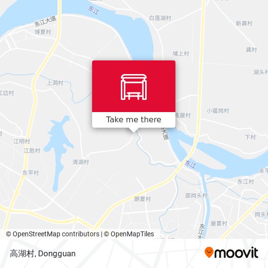 高湖村 map