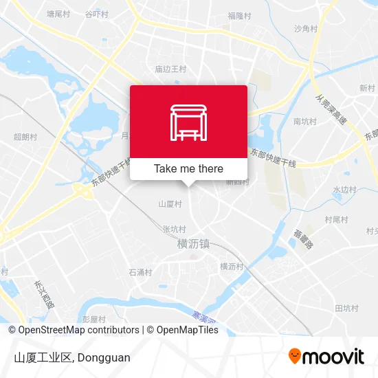 山厦工业区 map
