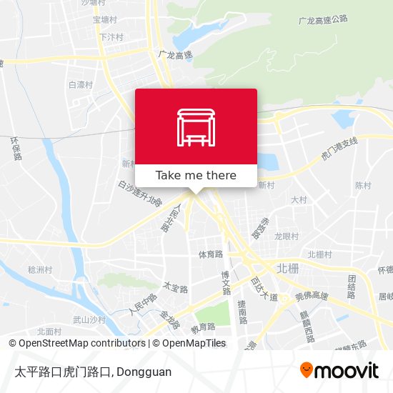 太平路口虎门路口 map