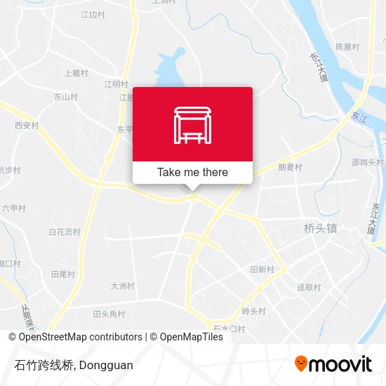 石竹跨线桥 map