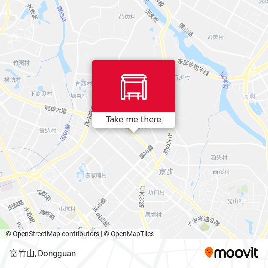 富竹山 map