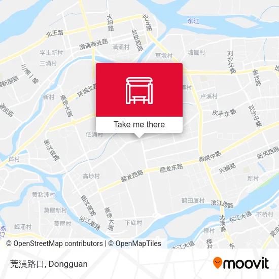 莞潢路口 map