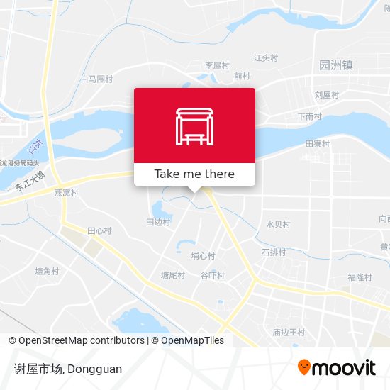 谢屋市场 map