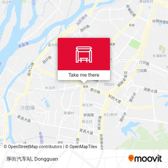 厚街汽车站 map