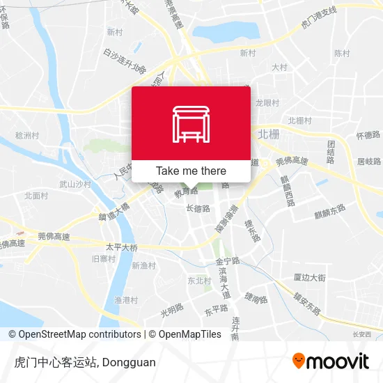 虎门中心客运站 map