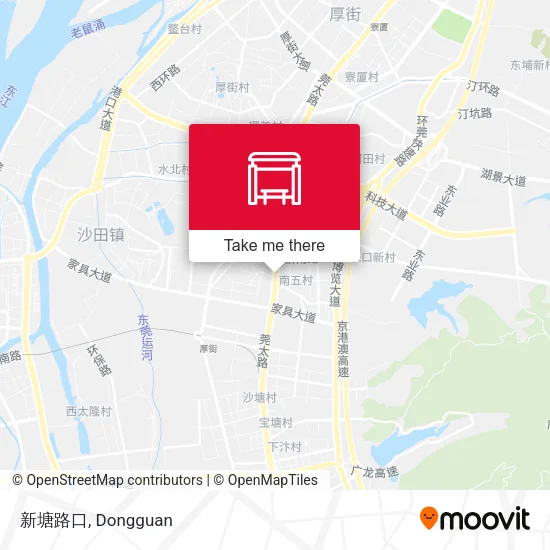 新塘路口 map