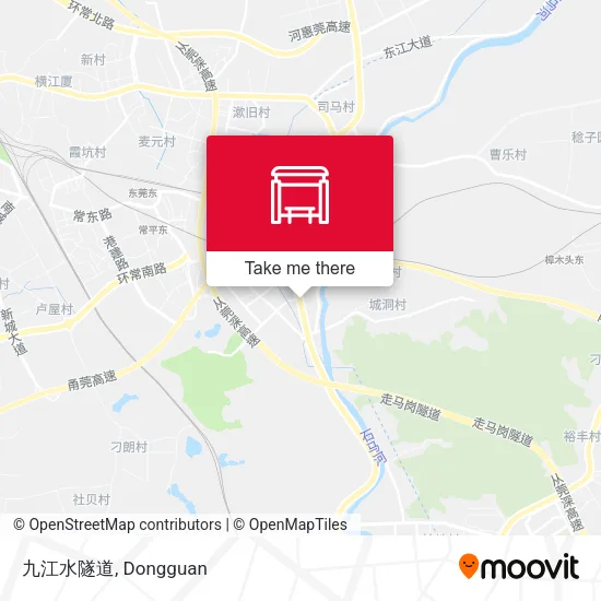 九江水隧道 map