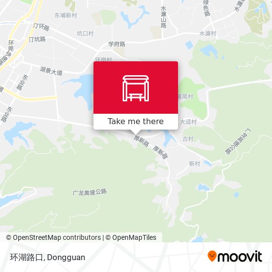 环湖路口 map