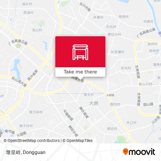 墩皇岭 map