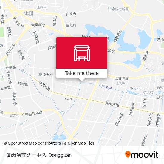 厦岗治安队一中队 map