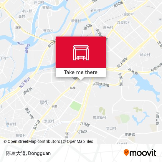 陈屋大道 map