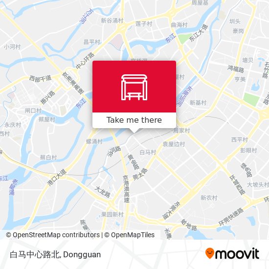 白马中心路北 map