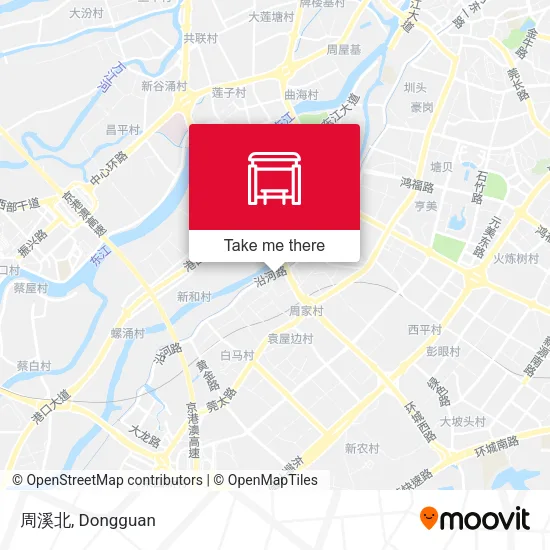 周溪北 map