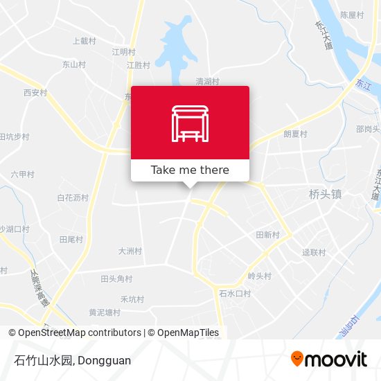 石竹山水园 map