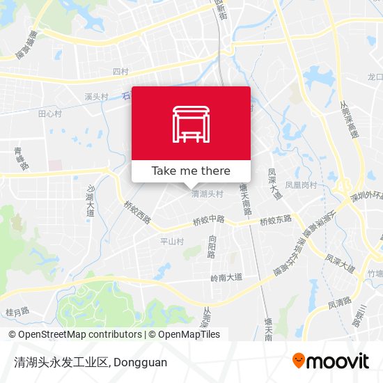 清湖头永发工业区 map