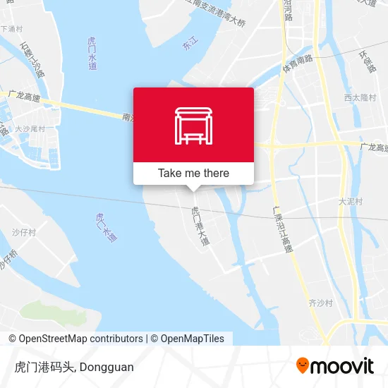虎门港码头 map