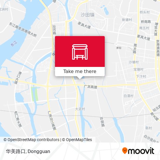 华美路口 map