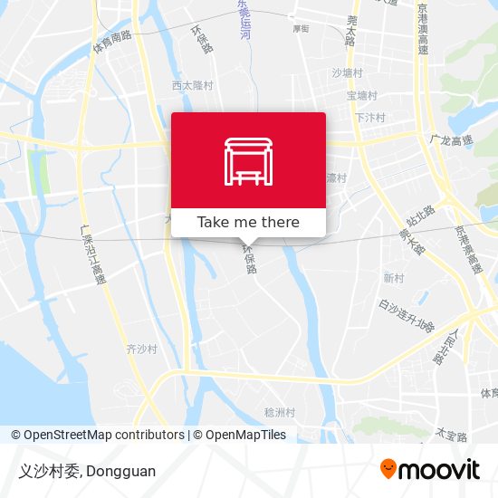 义沙村委 map