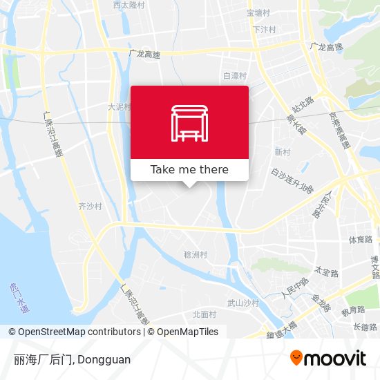 丽海厂后门 map