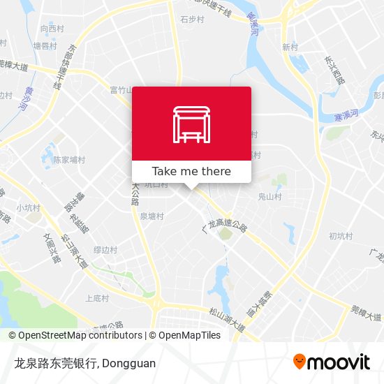 龙泉路东莞银行 map