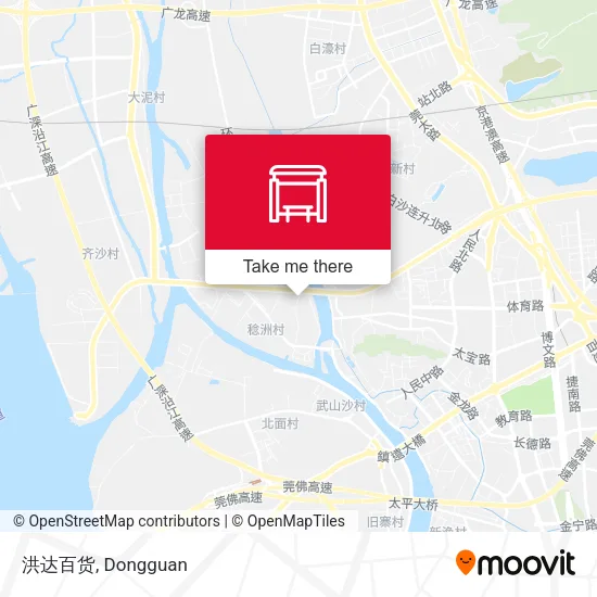 洪达百货 map