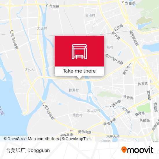 合美纸厂 map