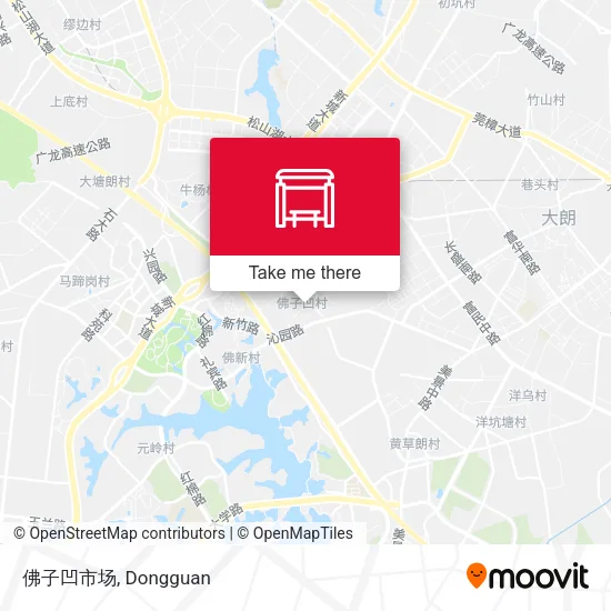 佛子凹市场 map