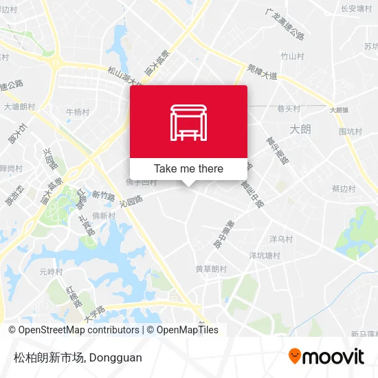 松柏朗新市场 map