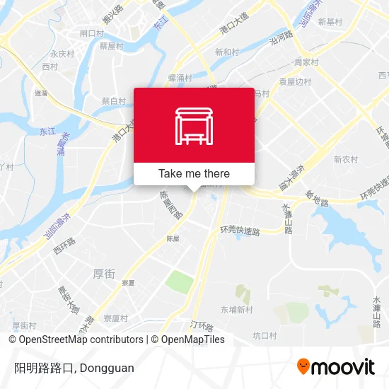 阳明路路口 map