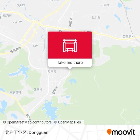 北岸工业区 map