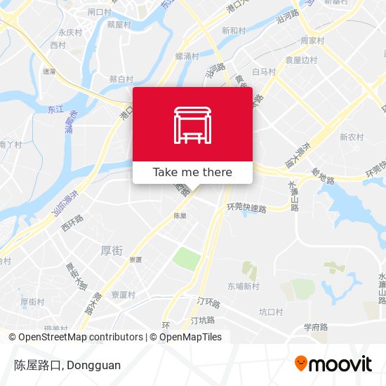 陈屋路口 map