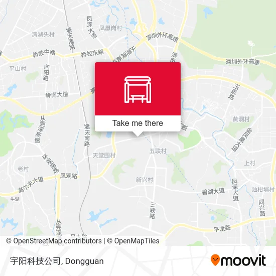 宇阳科技公司 map
