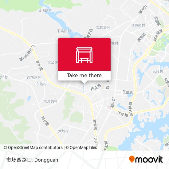 市场西路口 map
