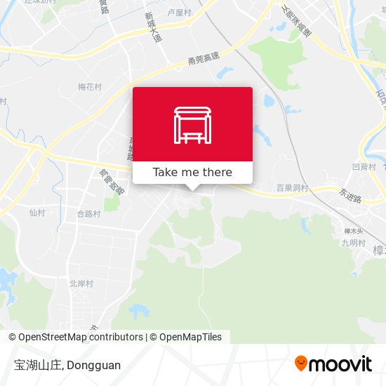 宝湖山庄 map