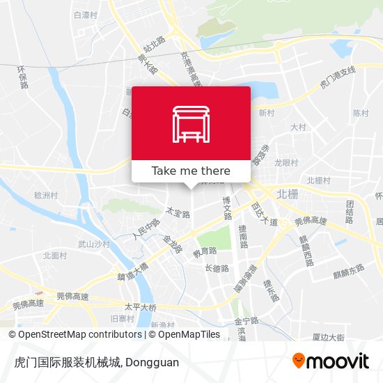 虎门国际服装机械城 map