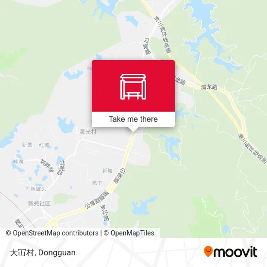 大冚村 map